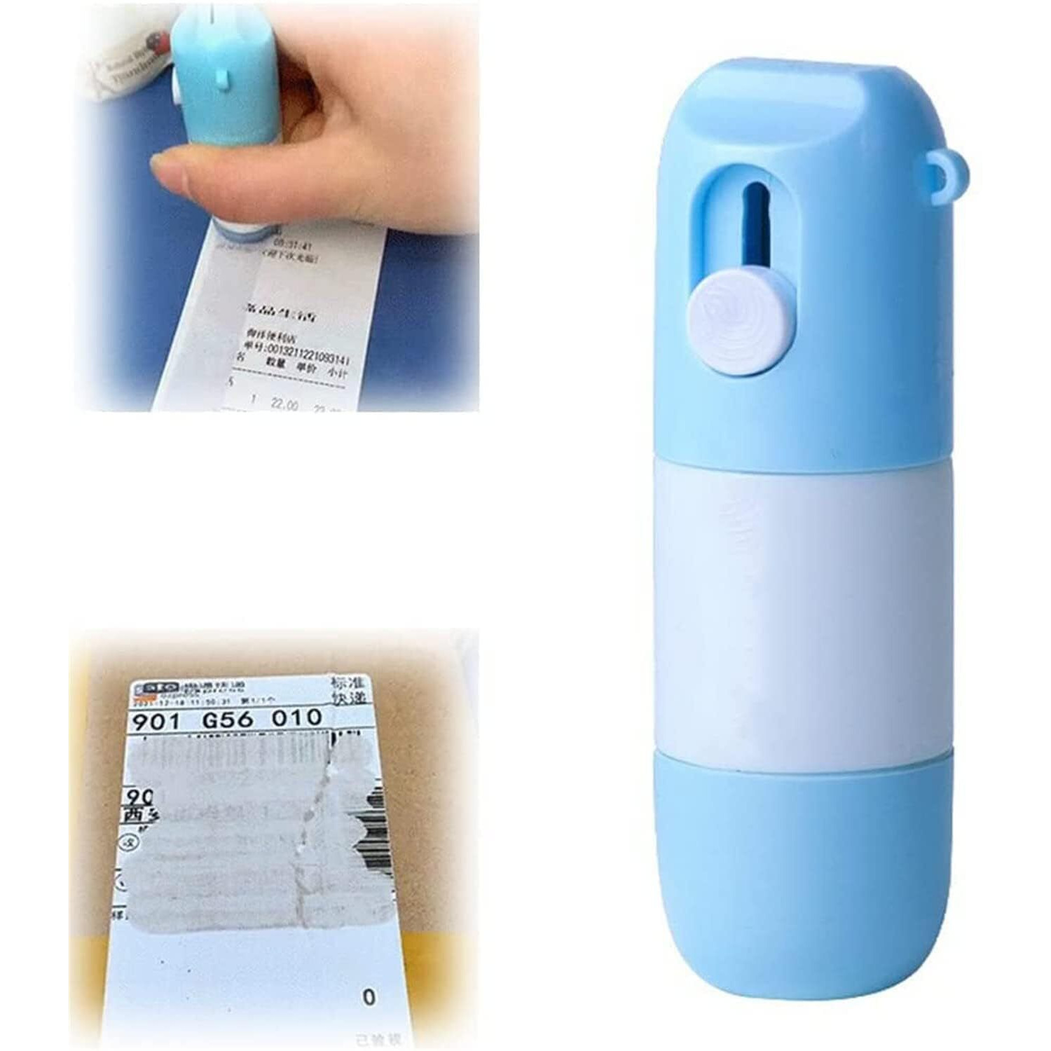 Sunbeet 2 In 1 Thermal Paper Correction Fluid With Unboxing Knife Thermal Paper Data Protection Fluid Information Anti-Leakage Protection Correction Fluid For Package Labels Bills