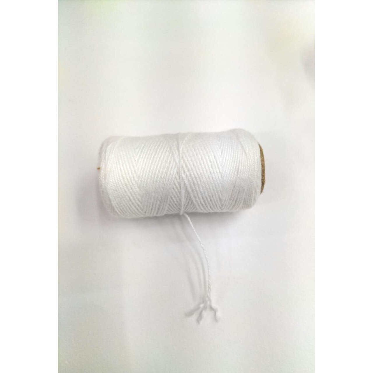 Hookcart Unbreakable Strong Cotton Thread For Flower Garland Making And Crafts, White, Pack Of 5
