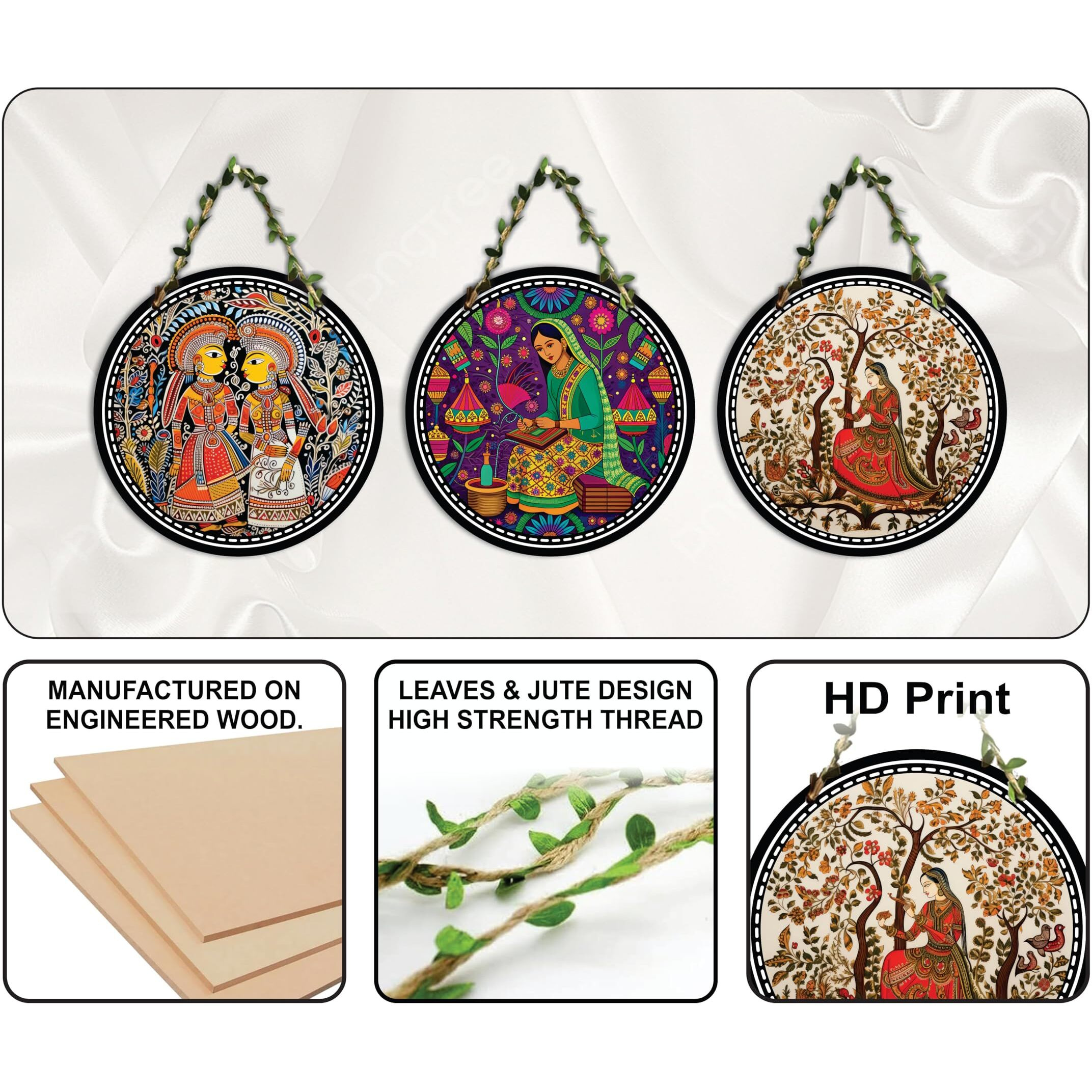 Giftplease Wall Hangings For Home Decoration | Home Decor Items For Living Room | House Decorative Items | Decorative Items For Home | Room Decor Items For Bedroom | Interior Decoration Items (Pattern-07)