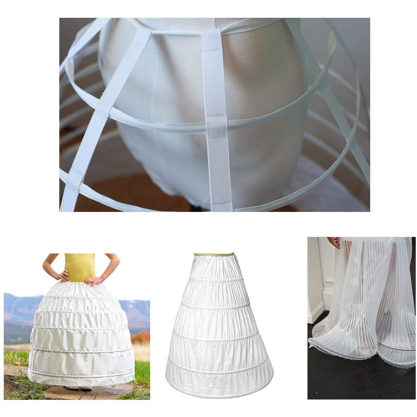 Aakriti Polyester Transparent Boning For Nursing Cover Cap Brass Corsets, Bridal Gowns, Lingerie, Swimwear (Width-10 Mm, 25 Meter)