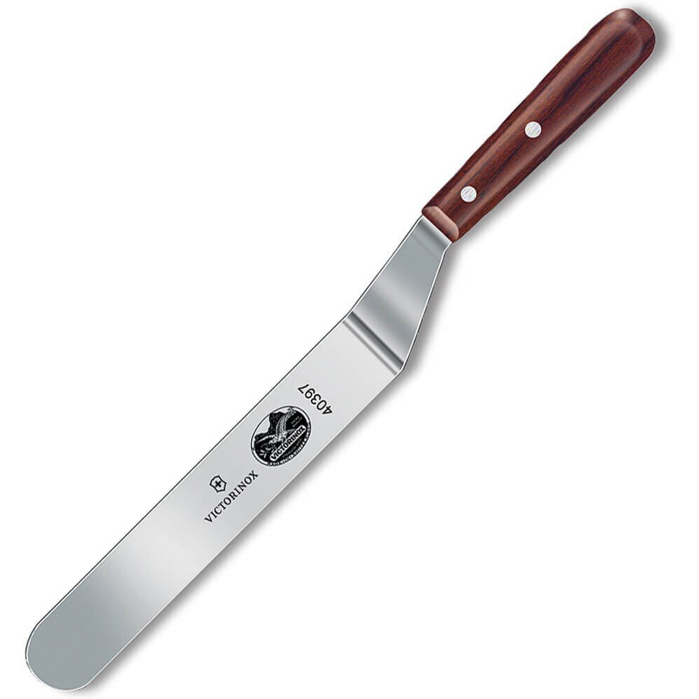 Victorinox Rosewood Handle Shaped Offset Spatula, 25Cm