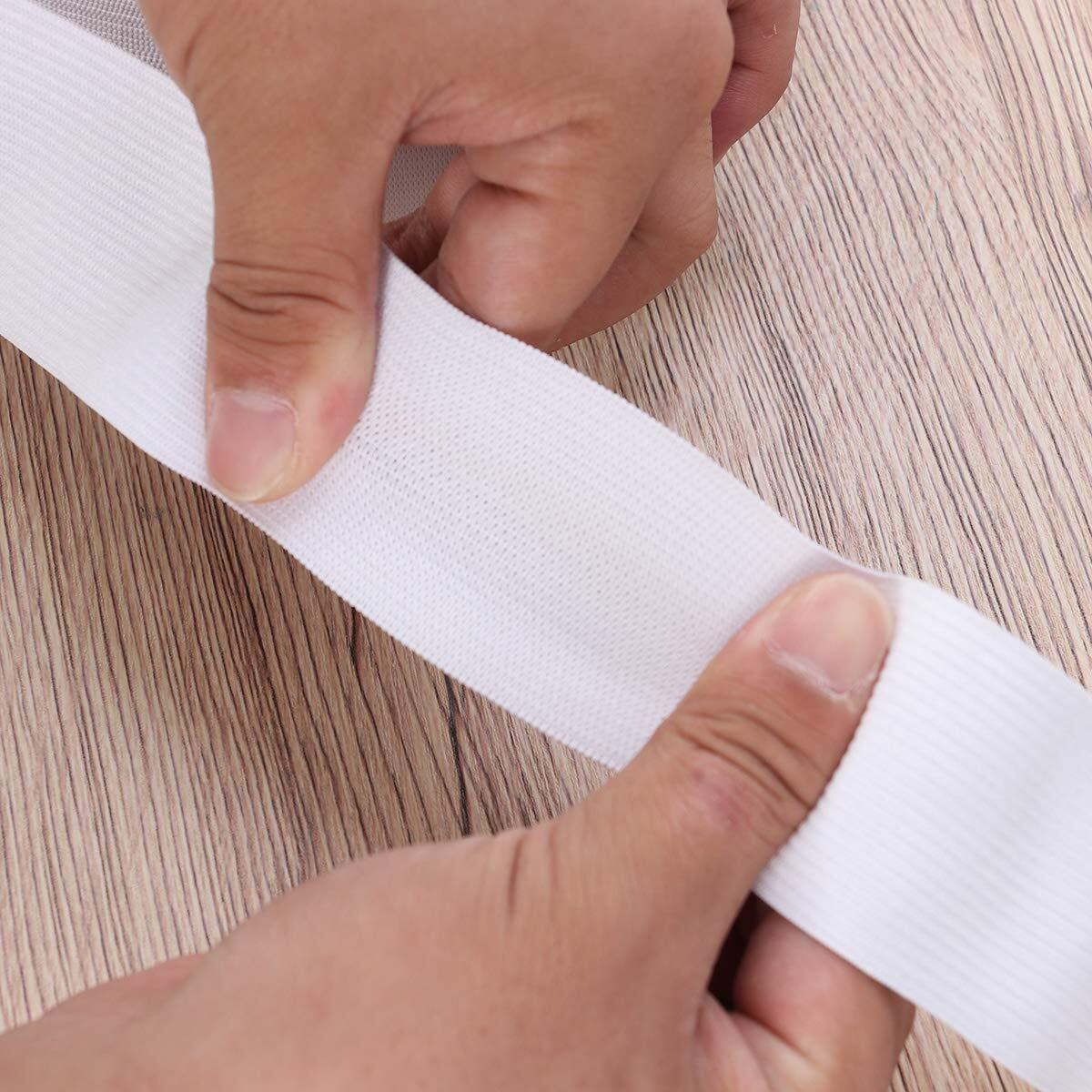 Jainsons Elastic 25 Meters Pack. Premium Boutique Range Heavy Quality, Ideal For Tailoring/Sewing, Fashion Designing, Boutique, Stitching. (1.50") White