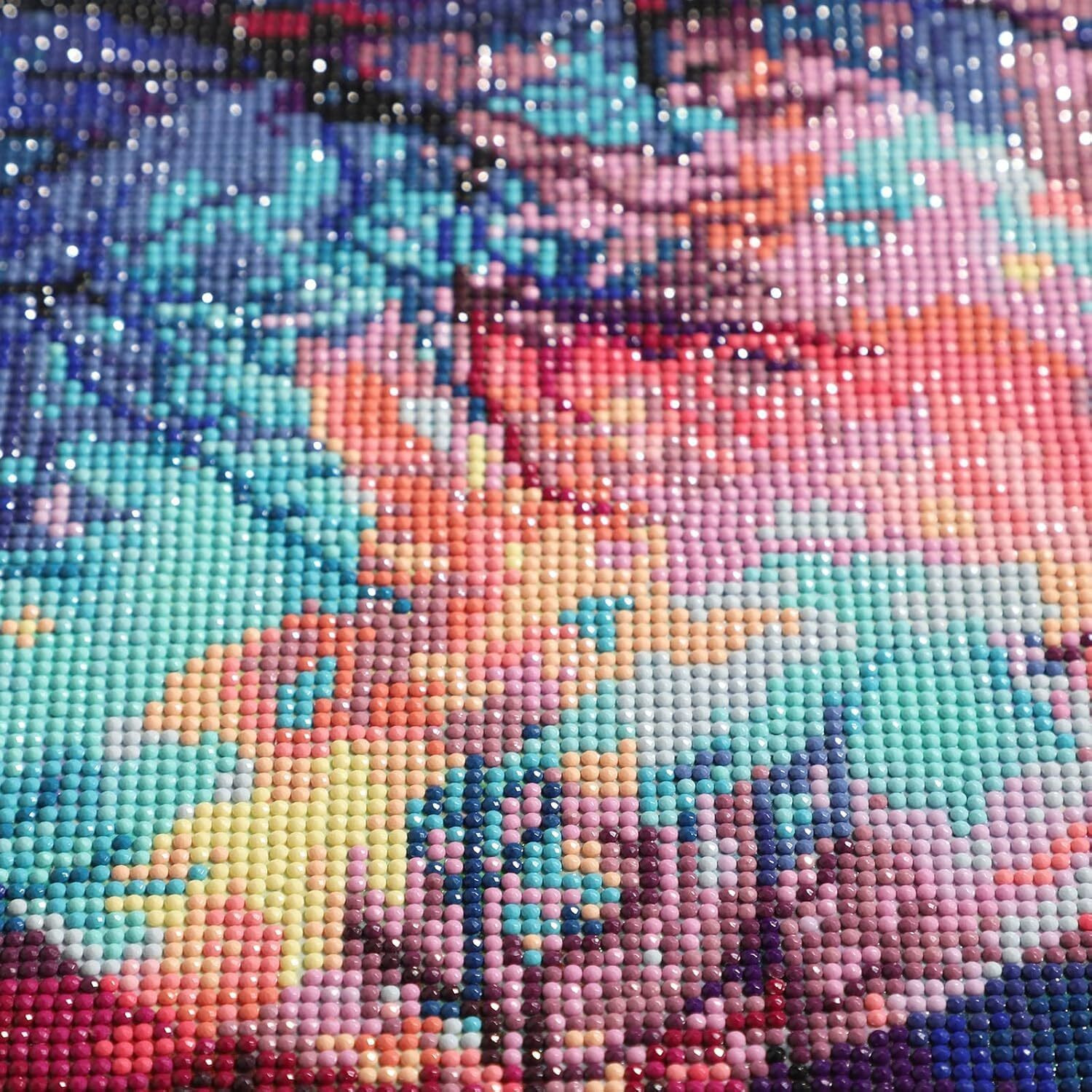 5D Diamond Painting By Number Kit, Bright Moon Full Drill Embroidery Cross Stitch Picture Supplies Arts Craft Wall Sticker Decor 11.8X15.8 Inch