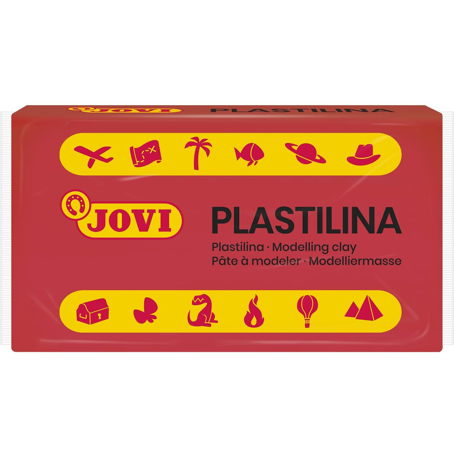 Jovi Plastilina Reusable & Non-Drying Modeling Clay 30, Red