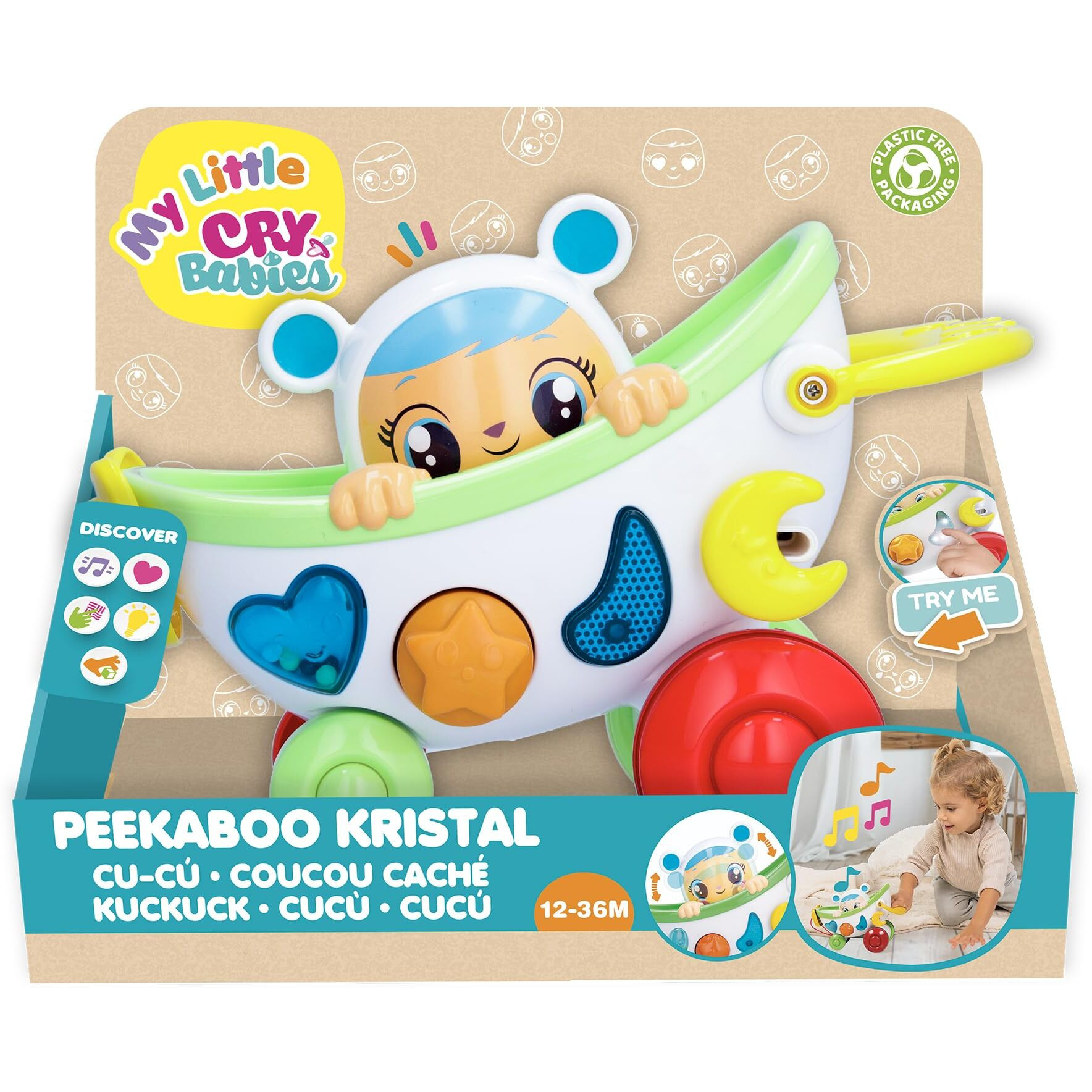 Cry Babies E Mylittle Cb Kristal Peekaboo On Wheels