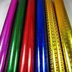 Hookcart Plastic Holographic Metallic Gift Paper Wrapping Sheets Gift Wrapping Paper Roll 70Cm X 50Cm 25-Sheets (Multicolour)