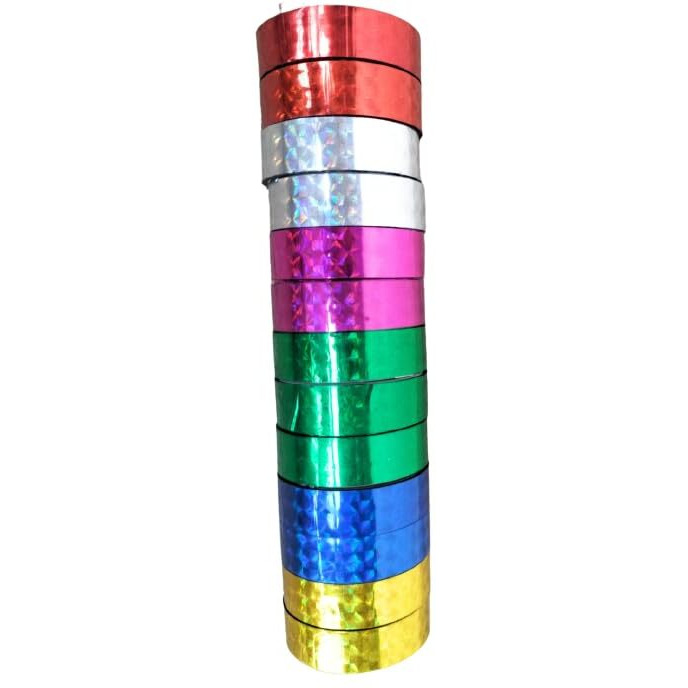 Hookcart 12 Mm Sparkling Glitter Tape For Art And Craft, 13 Piece