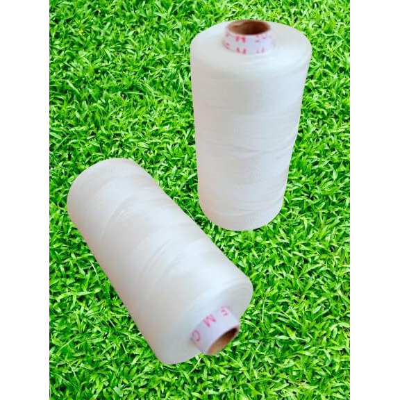 Sorzy Thin Nylon Yarn Thread For Jewellery Making And Craft Work, 25 Gram, White, Pack Of 2