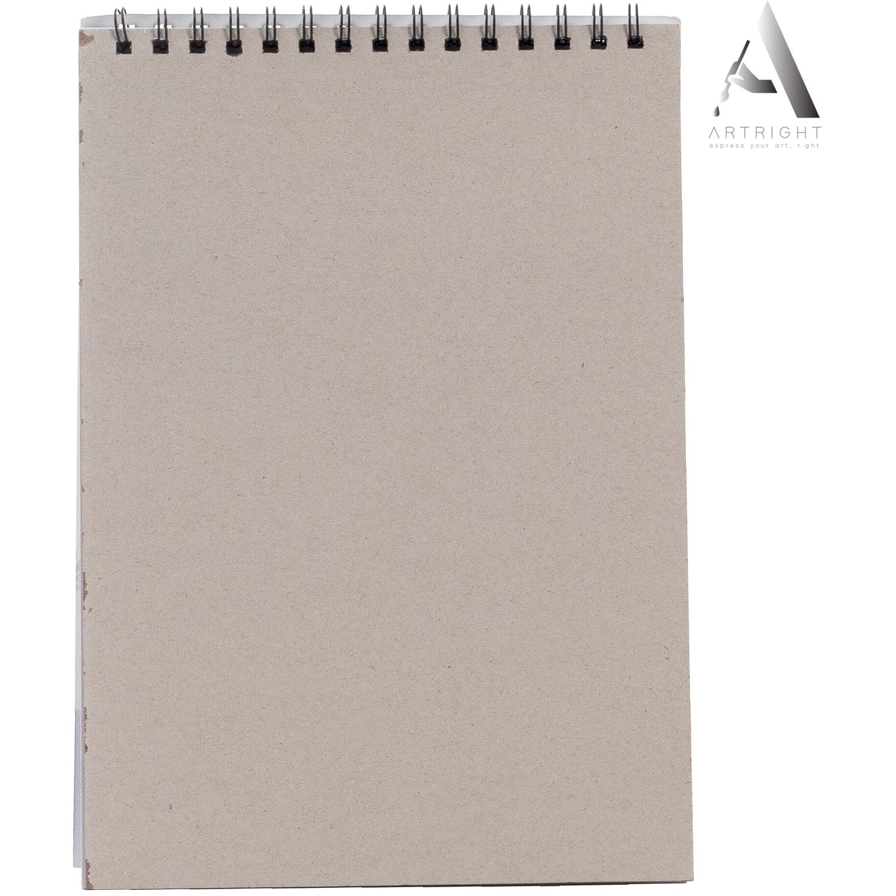 Artright A4 Portrait Sketch Pad - 20 Sheets, 160 Gsm, Spiral Bound Sketch Book For Pen, Pencil, Ink, Mandala And Charcoal Media (Acid-Free Sheets)