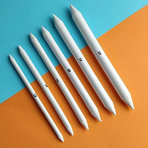 Artright 6 Pcs Blending Stumps And Tortillions Paper Art Blenders, Art Pencils, Drawing Pencils For Students And Artists | Premium Charcoal Sketch Drawing Tools