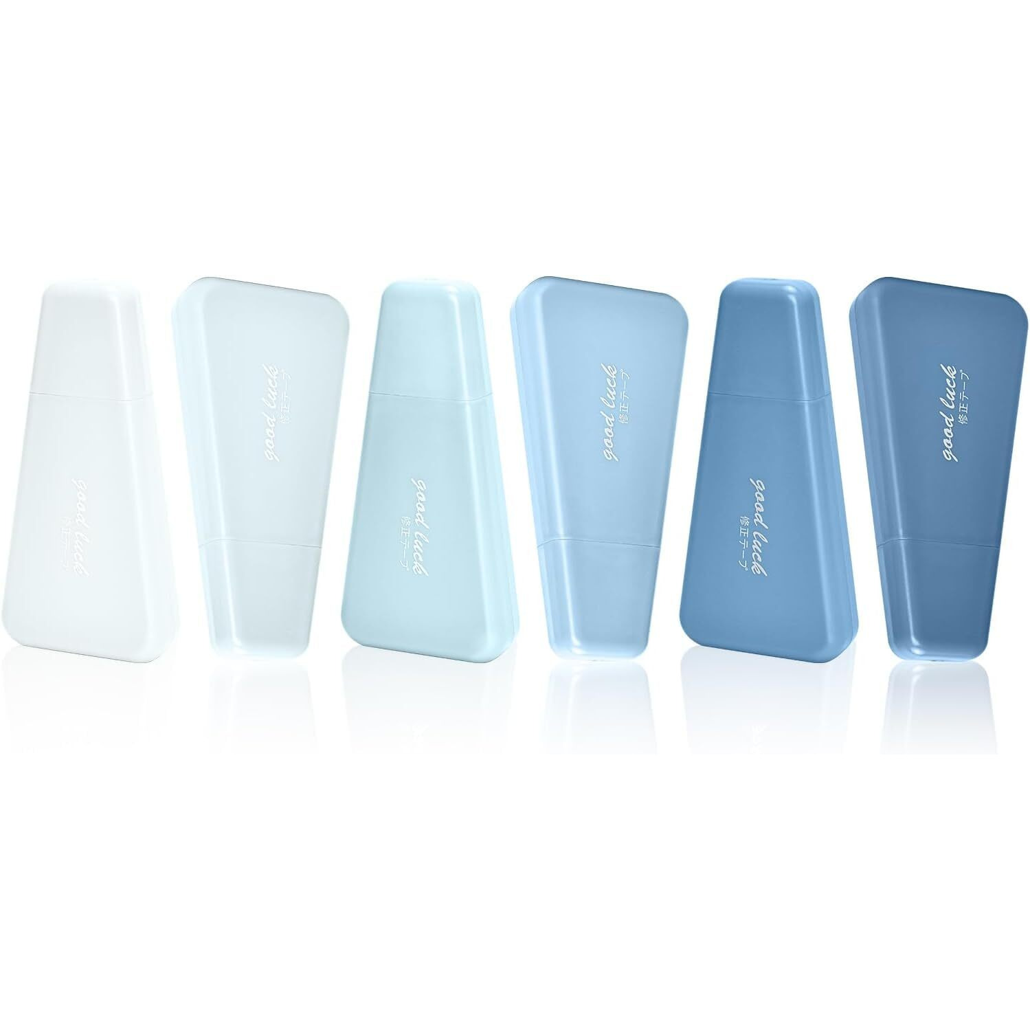 Worison Pastel Blue 6Pcs White Out Correction Tapes, Whiteout Tape For Instant Corrections