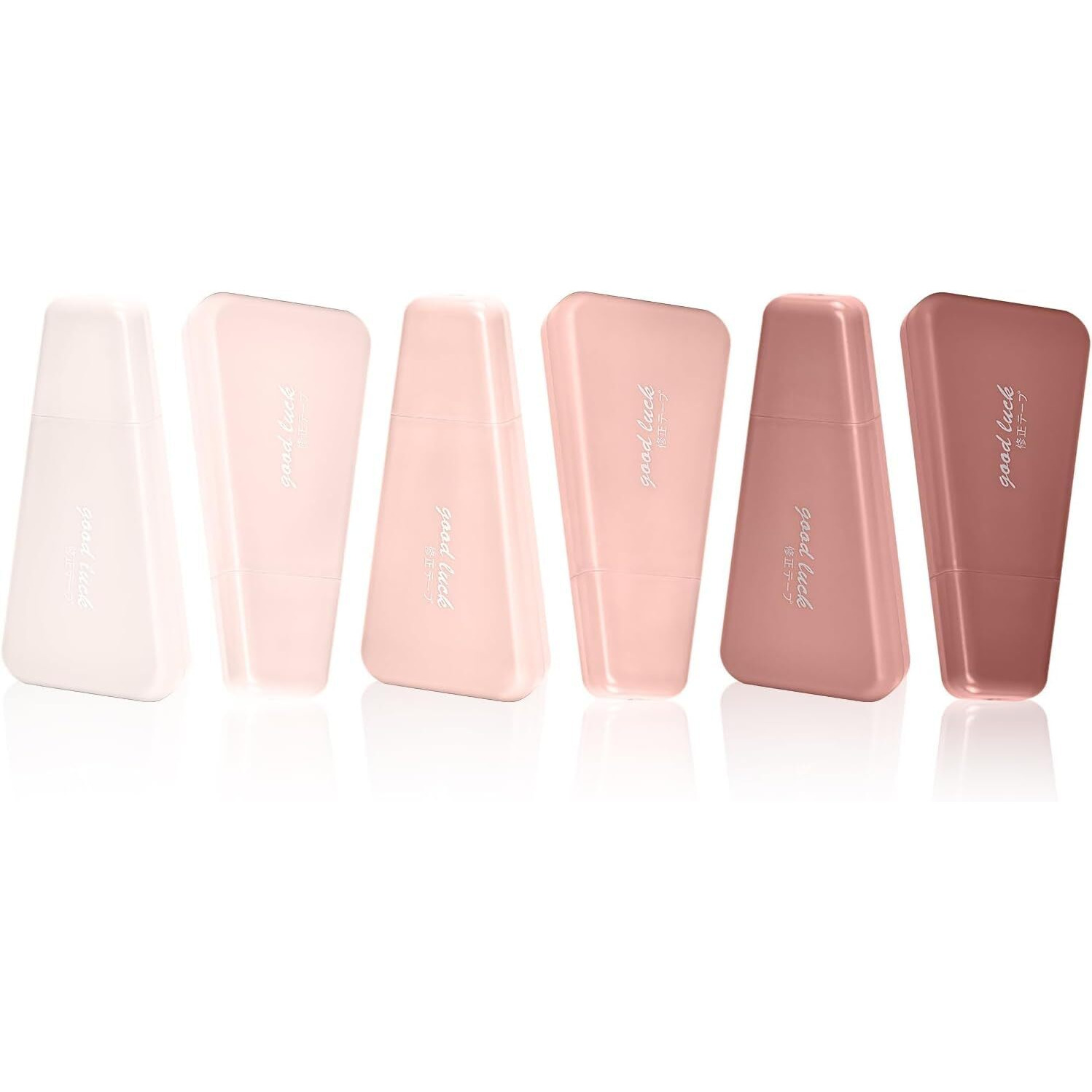 Worison Pastel Pink 6Pcs White Out Correction Tapes, Whiteout Tape For Instant Corrections