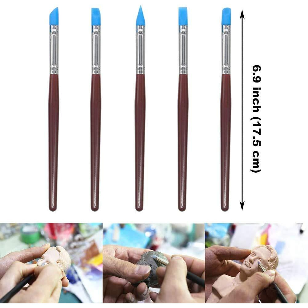 E Shopping  22Pcs Dotting Painting Tools With Mandala Set Pen Dotting With Mandala Stencil Kit Ball Stylus Clay Sculpting Carving Tools, Multicolour