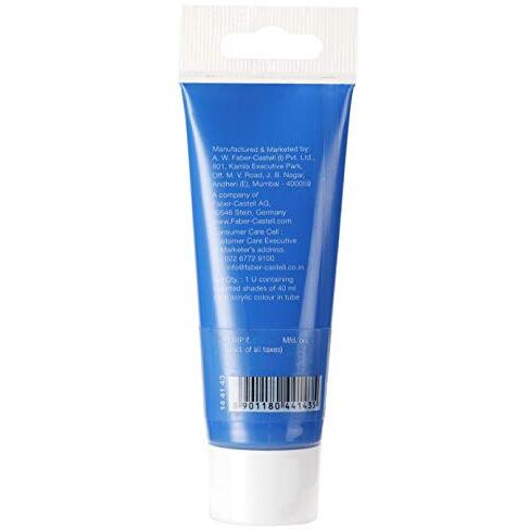 Faber-Castell Acrylic 40 Ml Tube - Cobalt Blue 143