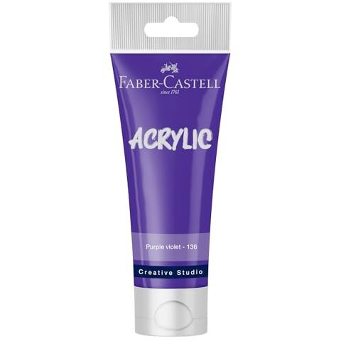 Faber-Castell Creative Studio Acrylic Tube120Ml-Purple Violet 136