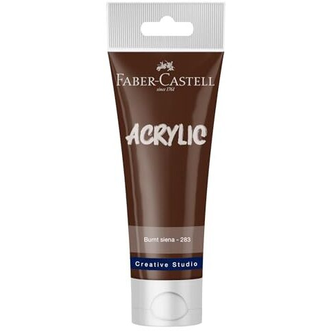 Faber-Castell Creative Studio Acrylic Tube120Ml-Burnt Siena 283