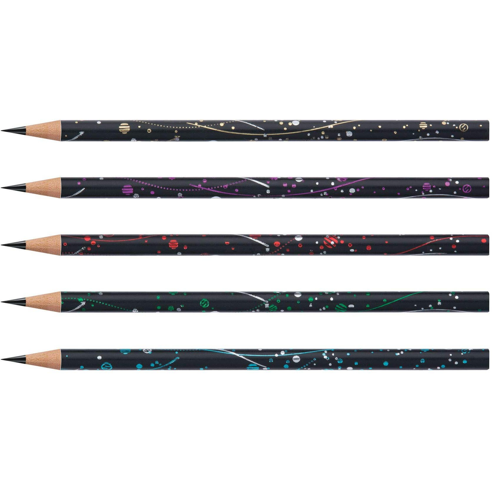Apsara Space Kids Extra Dark Pencil | Hexagonal Body For Strong Grip | Easy Sharpening | Good Handwriting | Free Sharpener & Eraser | Non-Toxic | Use For Student & Office Person (Pack Of 10)