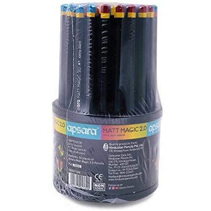 Apsara Hexagonal Body For Strong Grip The Pencils In This Dispenser Feature A Hexagonal Body Design, Providing A Robust And Comfortable Grip For Writing And Drawing.