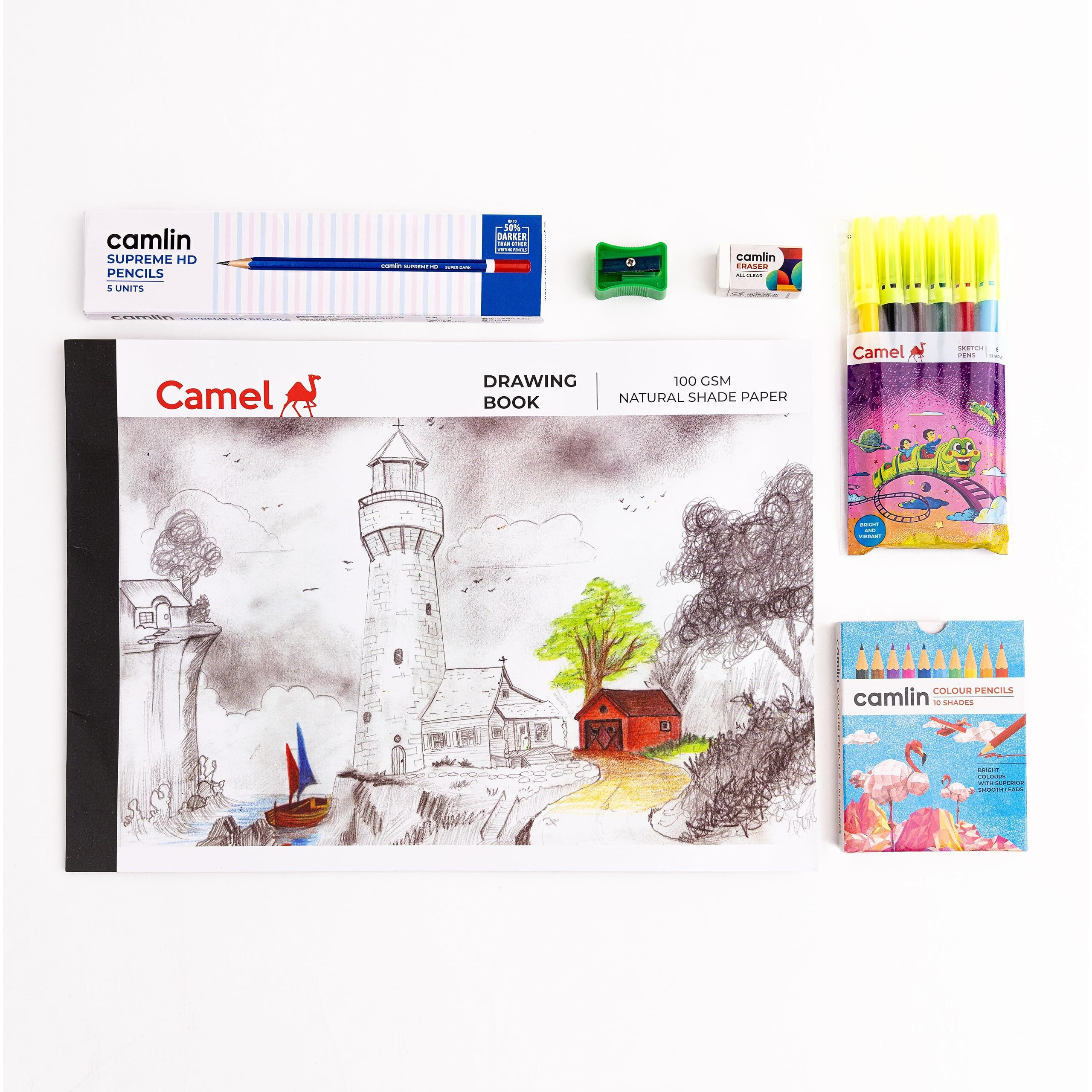 Camel Plastic Art Kit, Multicolor