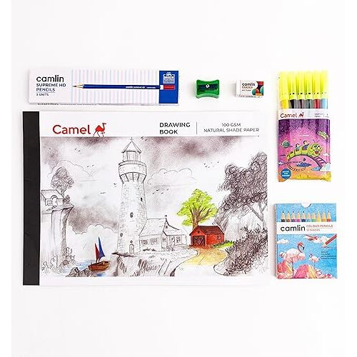 Camel Plastic Art Kit, Multicolor