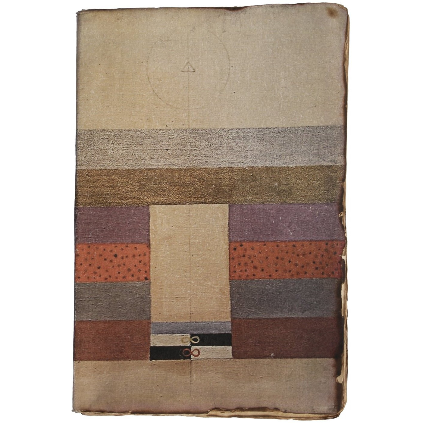 De Kulture Handmade Soft Cover Vintage Abstract Art Sketch Book Acid Free Drawing Pad |Best Sketchpad For Kids,Teens & Adults, 160 Pages, 125 Gsm Deckle Edge Papers