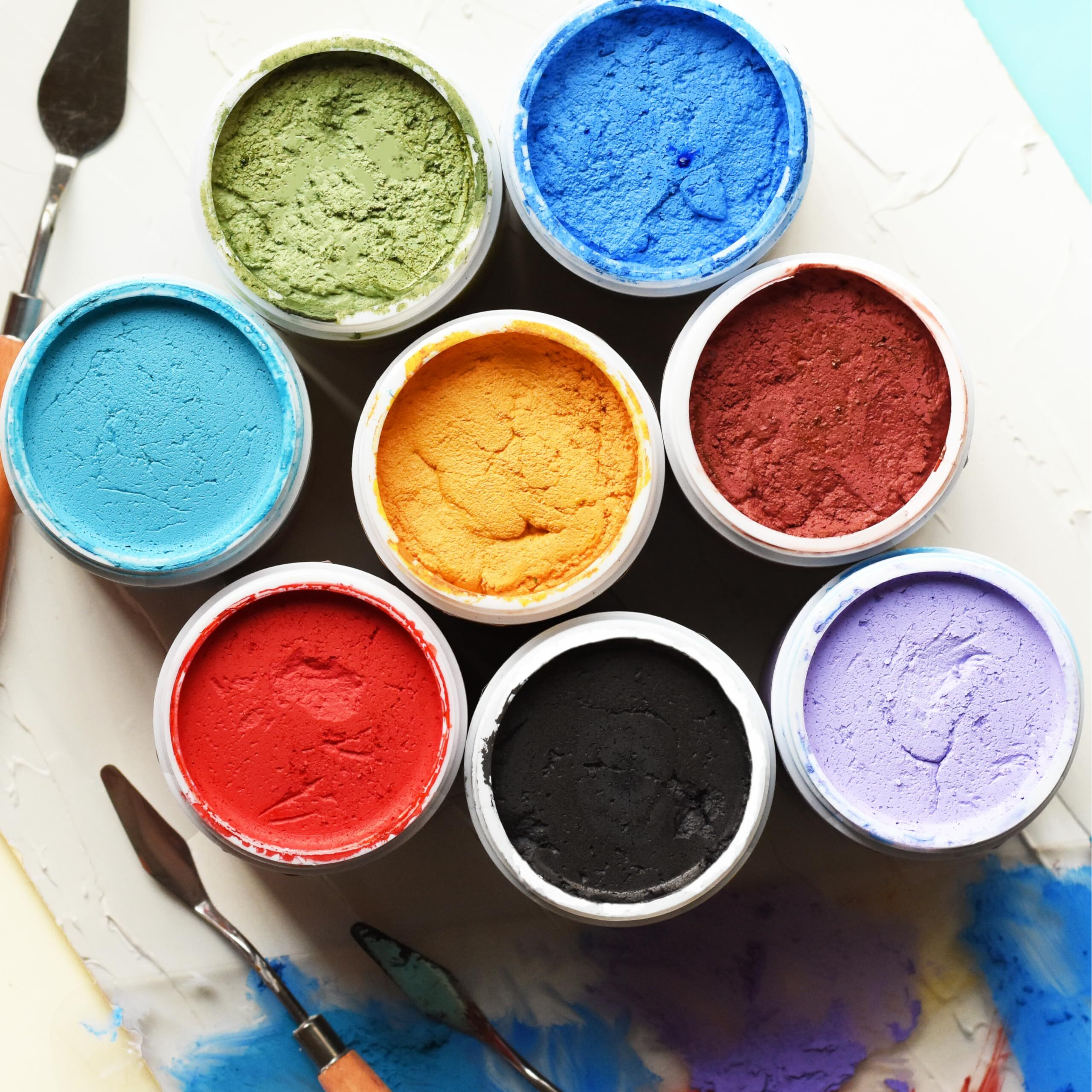 Little Birdie- Sculpture Paste | Decorative Paint For 3D Art | Snow Spread | Seaweed | 400 Gm Each | Pack Of 2