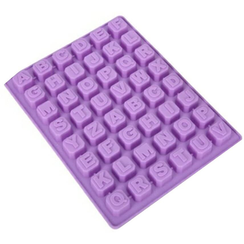Grizzly 1 Pc Silicone Alphabet Mould Cake Mould Chocolate Soap Mould Baking Mould Soap Making (Alphabet Mould)