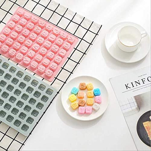 Grizzly 1 Pc Silicone Alphabet Mould Cake Mould Chocolate Soap Mould Baking Mould Soap Making (Alphabet Mould)