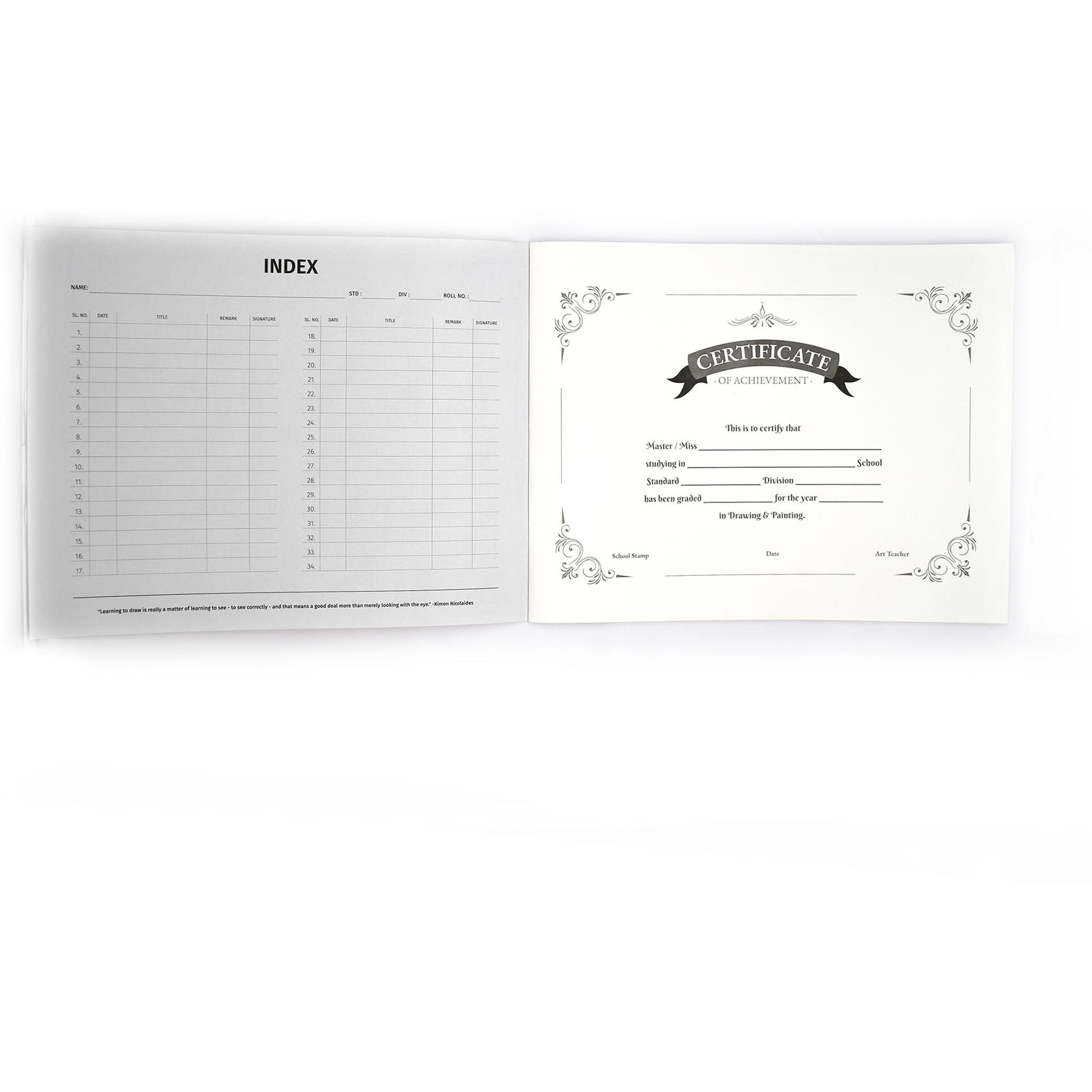 Polo A3 Drawing Book - 36 Pages | Sketchpad | Ideal For Artists, Students, And Kids | Durable Softcover | Acid-Free Paper | Smooth Texture For Sketching & Drawing