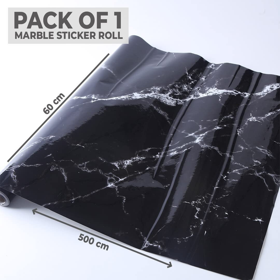Kuber Industries Pet Wallpaper For Walls And Furniture Of The Living, Bedroom, And Kitchen I Self-Adhesive, Oilproof, And Waterproof I Diy Marble Designer Wall Sticker I Pack Of 1 Roll, 60Cmx500Cm