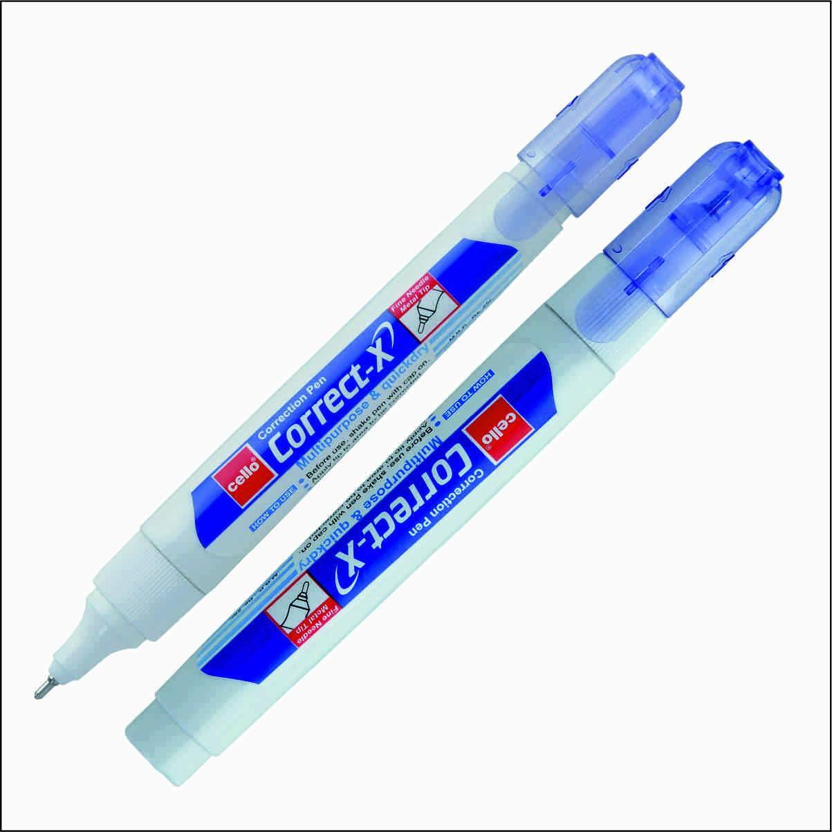 Cello Correct-X Correction Pen - Pack Of 50