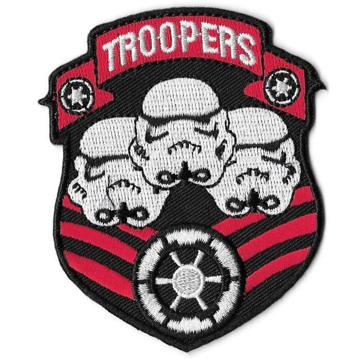 Daily Crafts 2 Pcs Space Warriors Themed Diy Fabric Repair Patches For Jeans Jackets Hats| Iron On Fashion Accessories