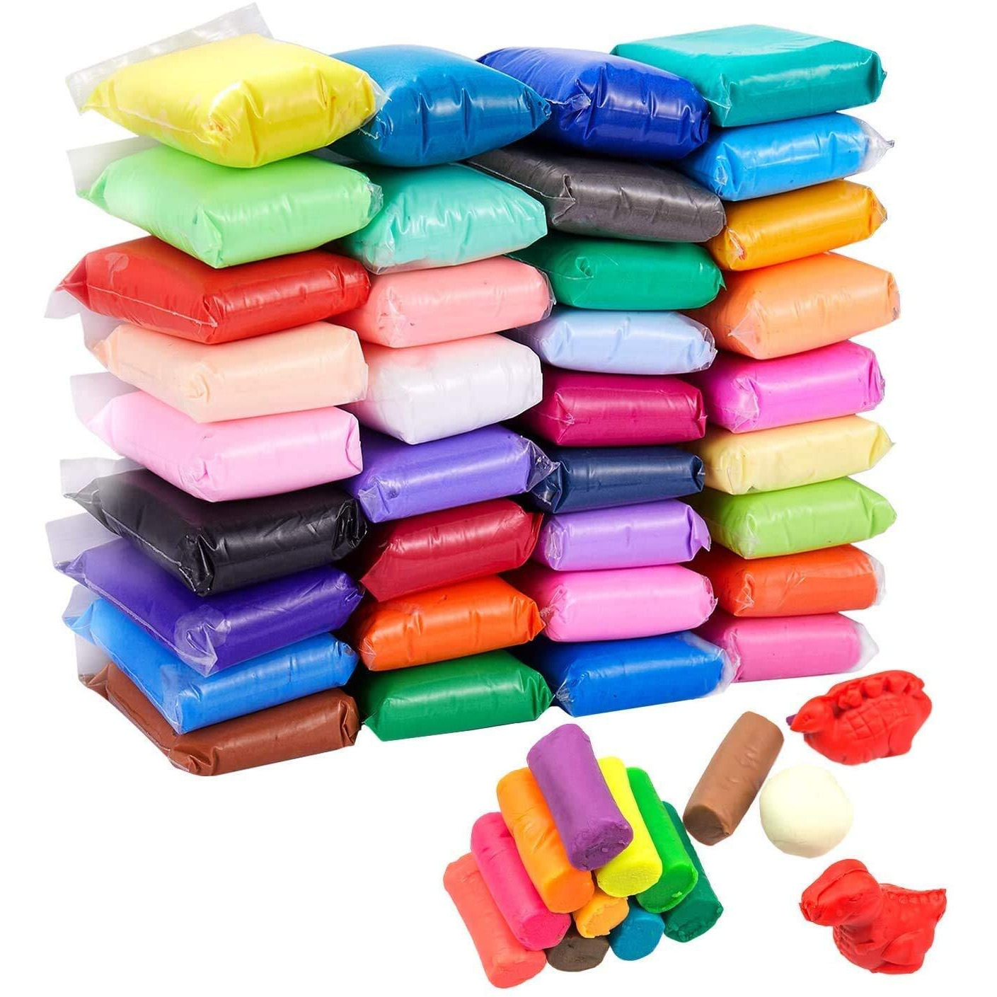 Firstly Traders Air Dry Clay, Modeling Clay With Tools (36Packets) By Firstly Traders