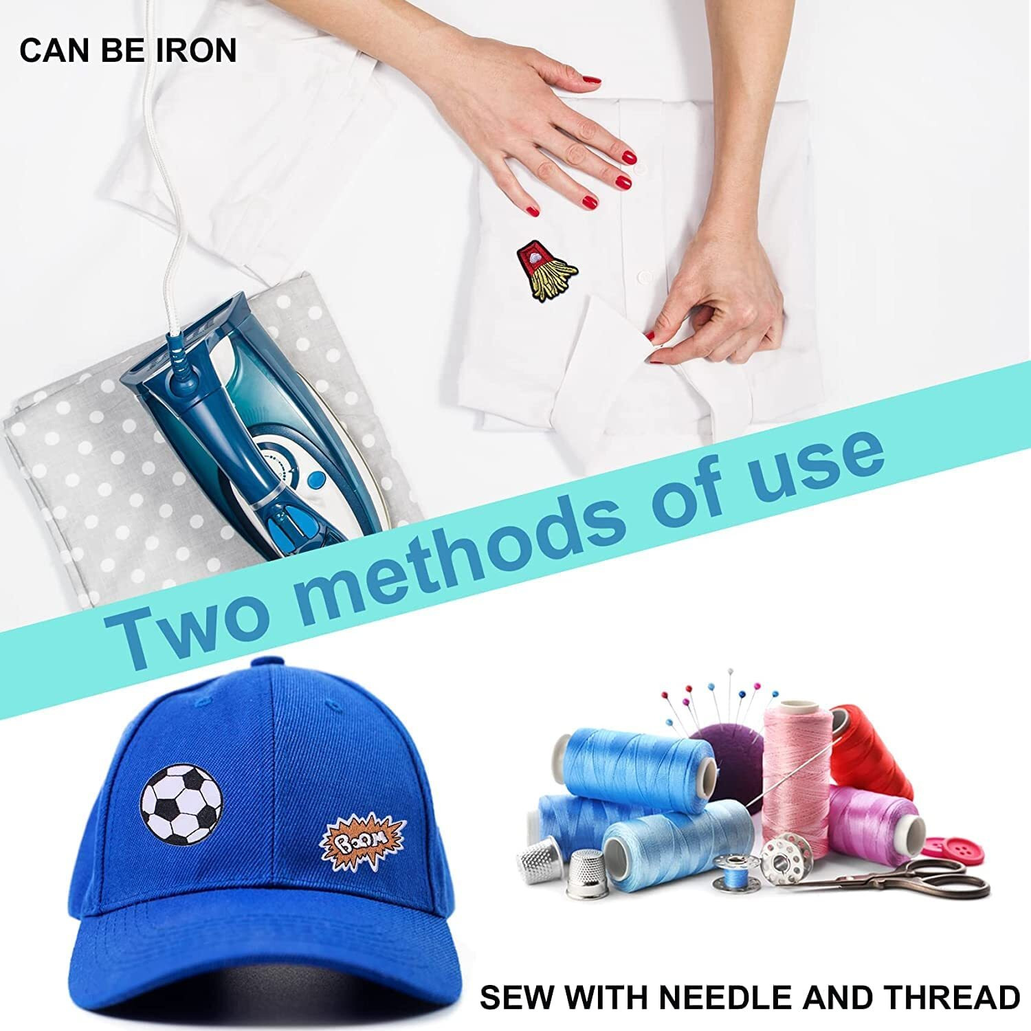 Daily Crafts 5 Pc Embroidered Patch Cartoon Space Theme New Winter Collection Cute Sew On/Iron On Patch Applique Bag Clothes Applique Dress Hat Jeans Sewing Diy Decoration