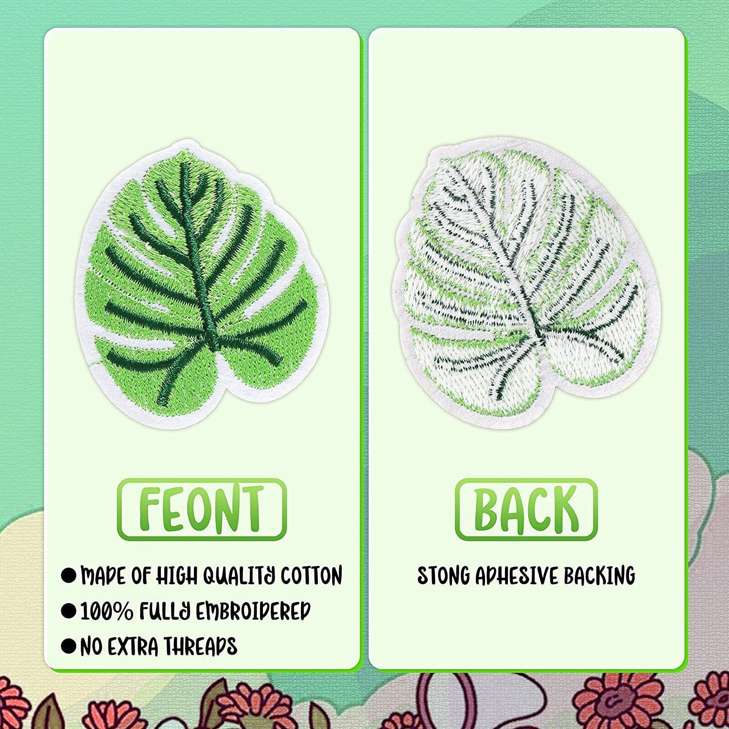 Daily Crafts Embroidered Patch, Embroidery Cloth Paste Iron-On Patch Diy Clothes Sticker| (Ghosts Patch) 7.3 Cm In Diameter