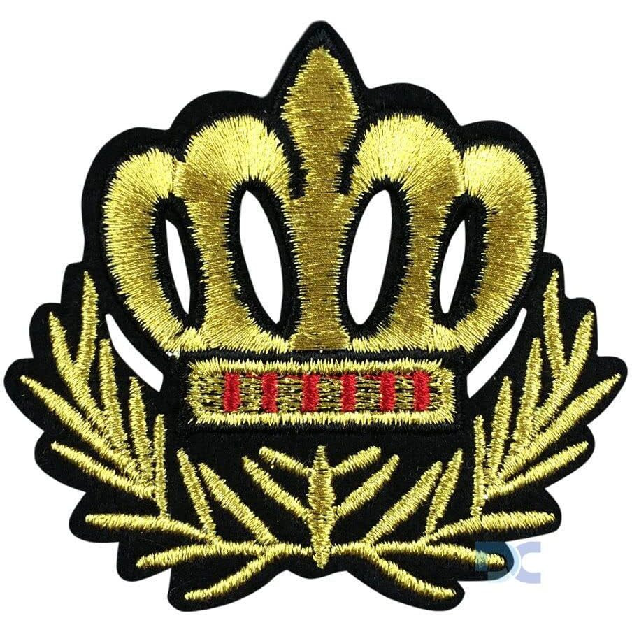 Daily Crafts 3 Embroidered Patches, Black Base Hot Fix Glue Embroidery Cloth Paste Iron-On Patch Diy Clothes Sticker Trim Embellishments Applique