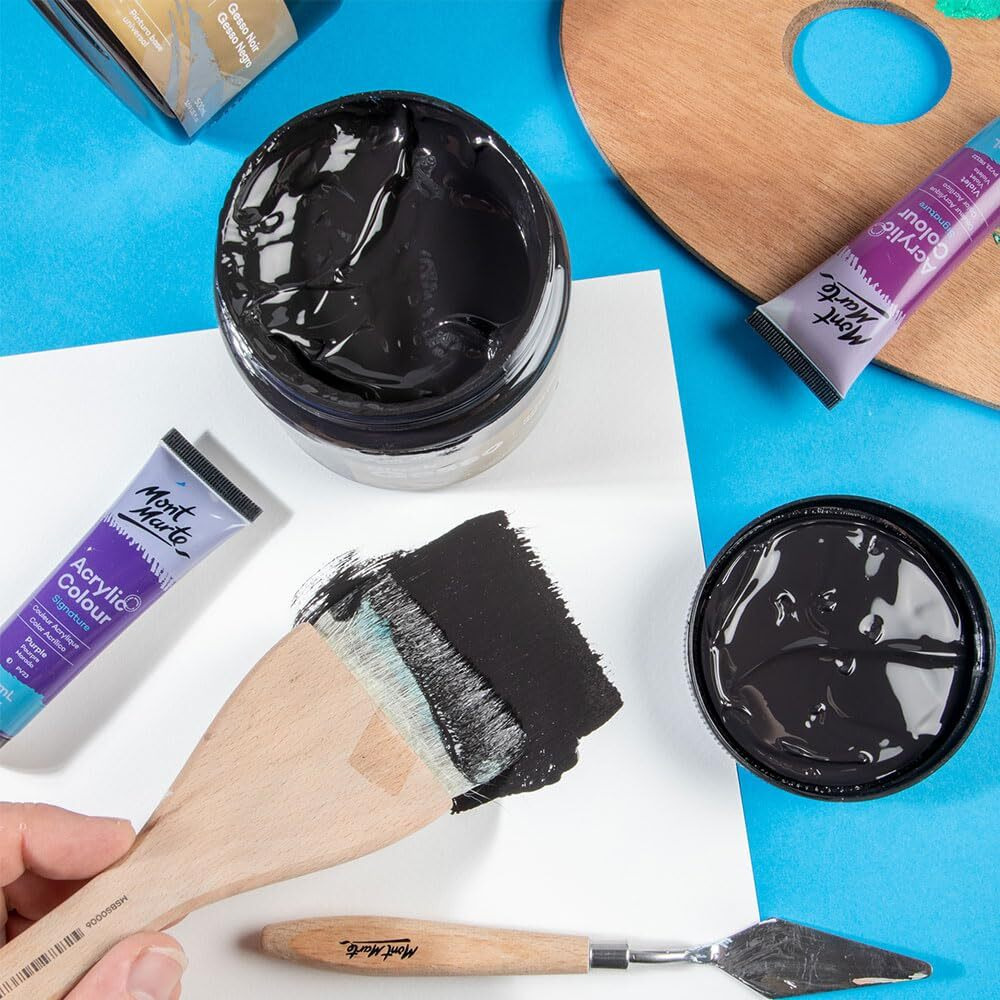 Mont Marte Black Gesso - 500Ml (Black)
