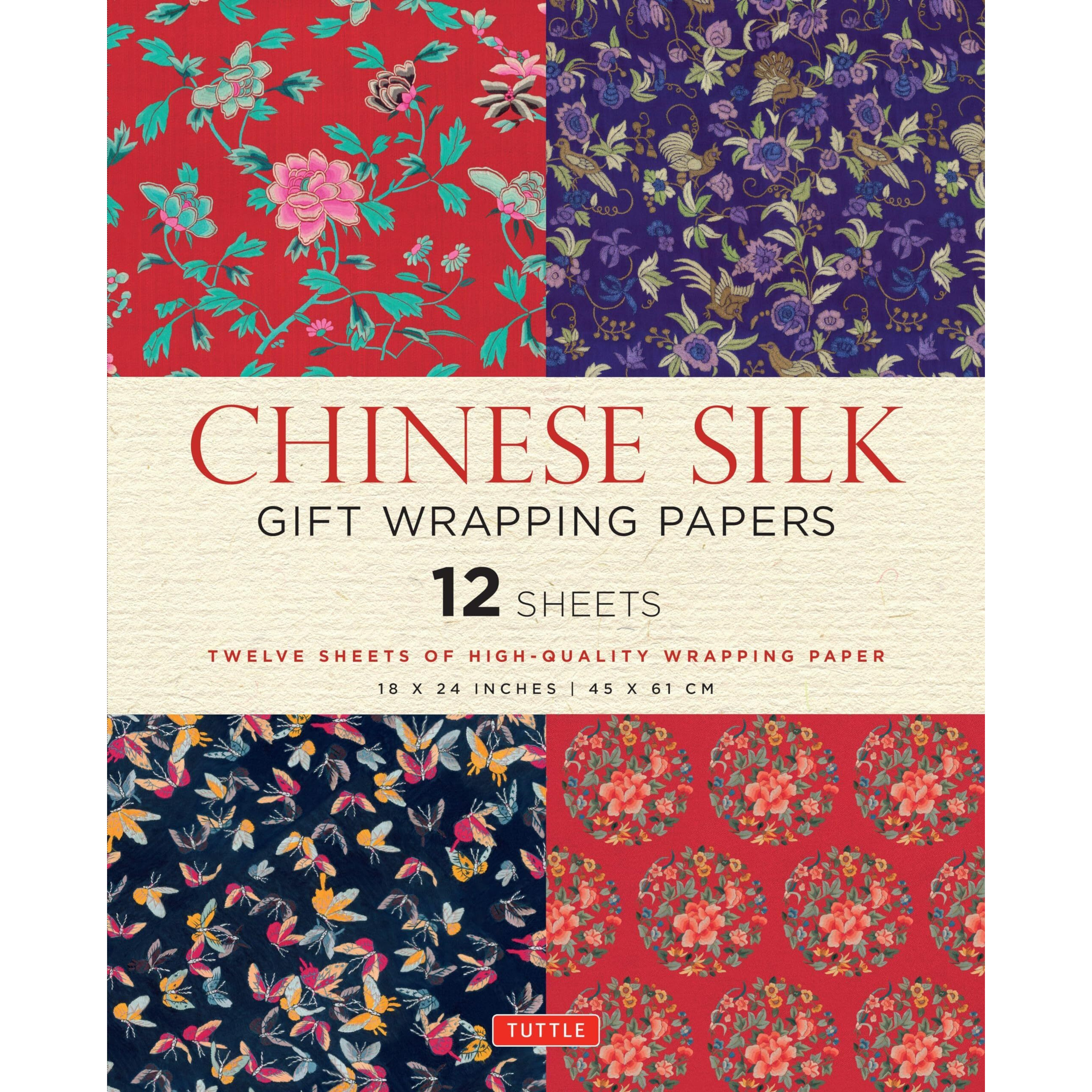 Chinese Silk Gift Wrapping Papers