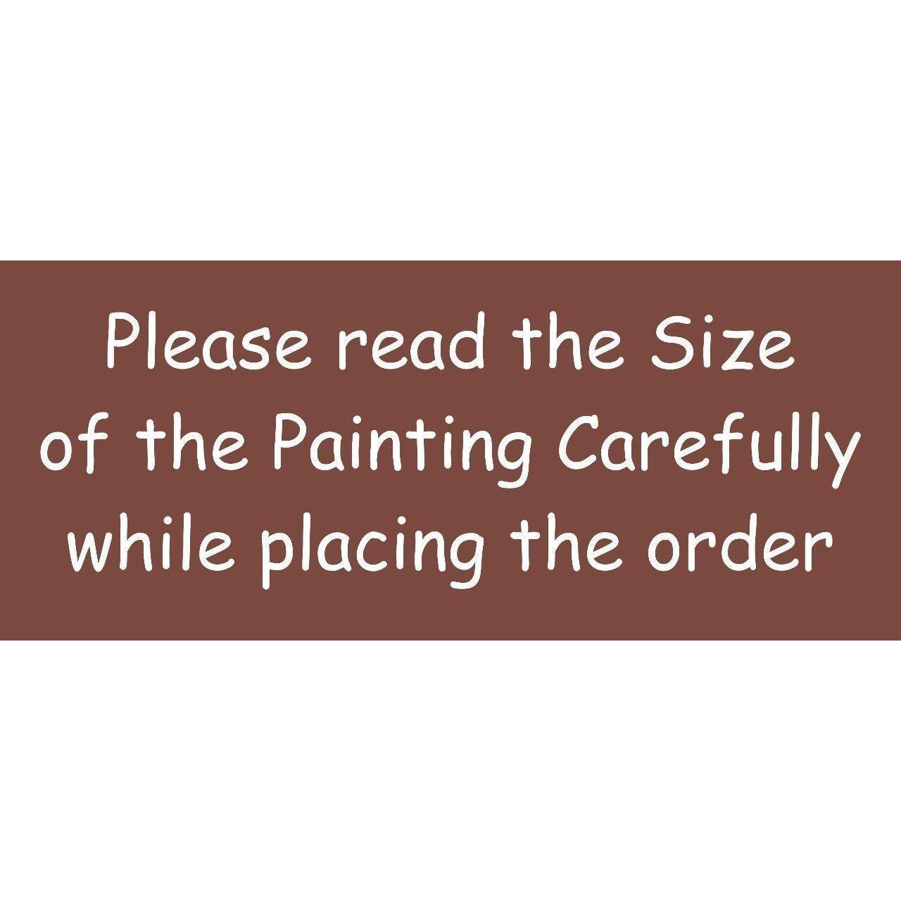 Printelligent Unframed Canvas Religious Wall Painting (Pt-2)