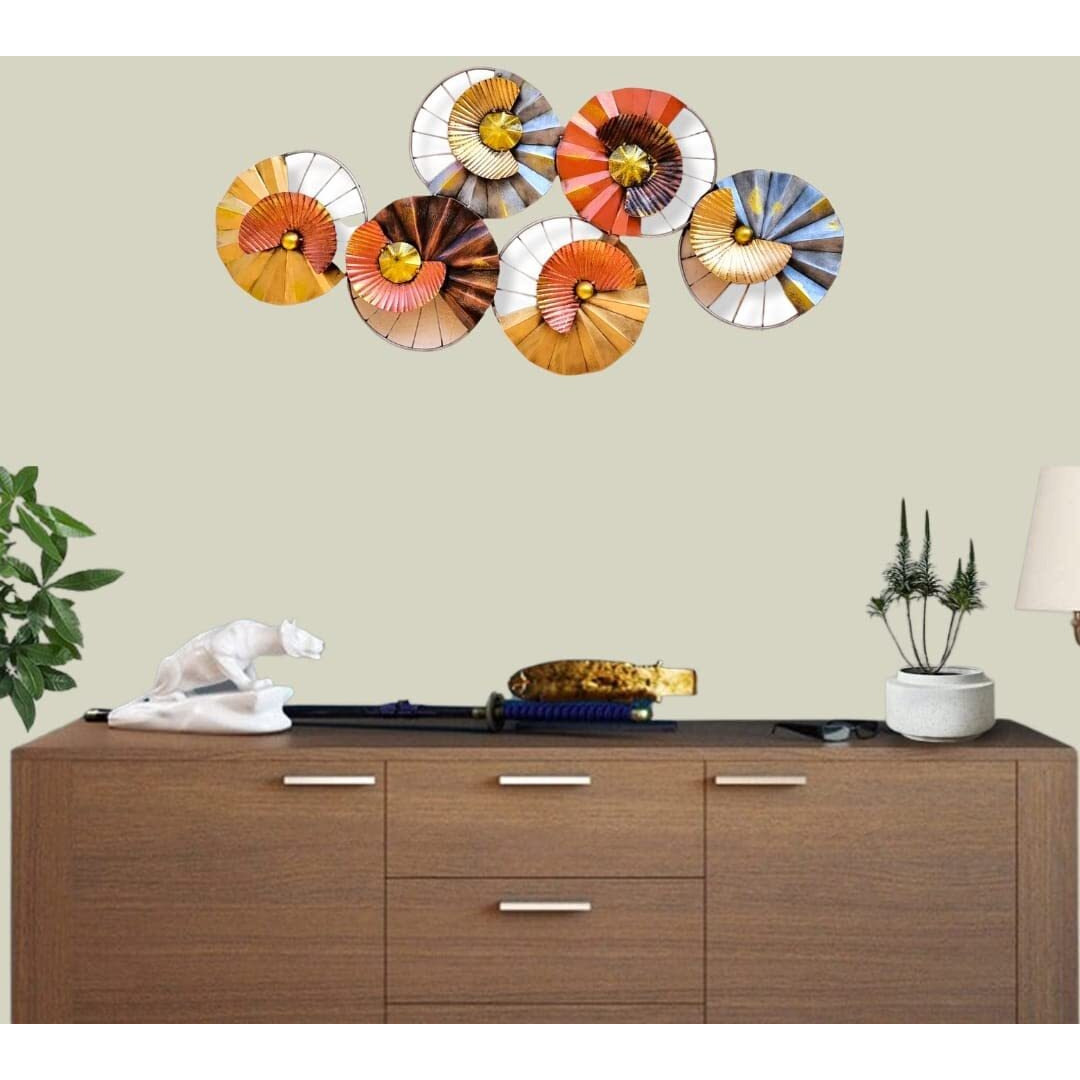 Anshika International Metal Metal Decor Decorative Wall Art/Sculpture For Home Living Room/Bedroom/Office (38X2X19 Inches)