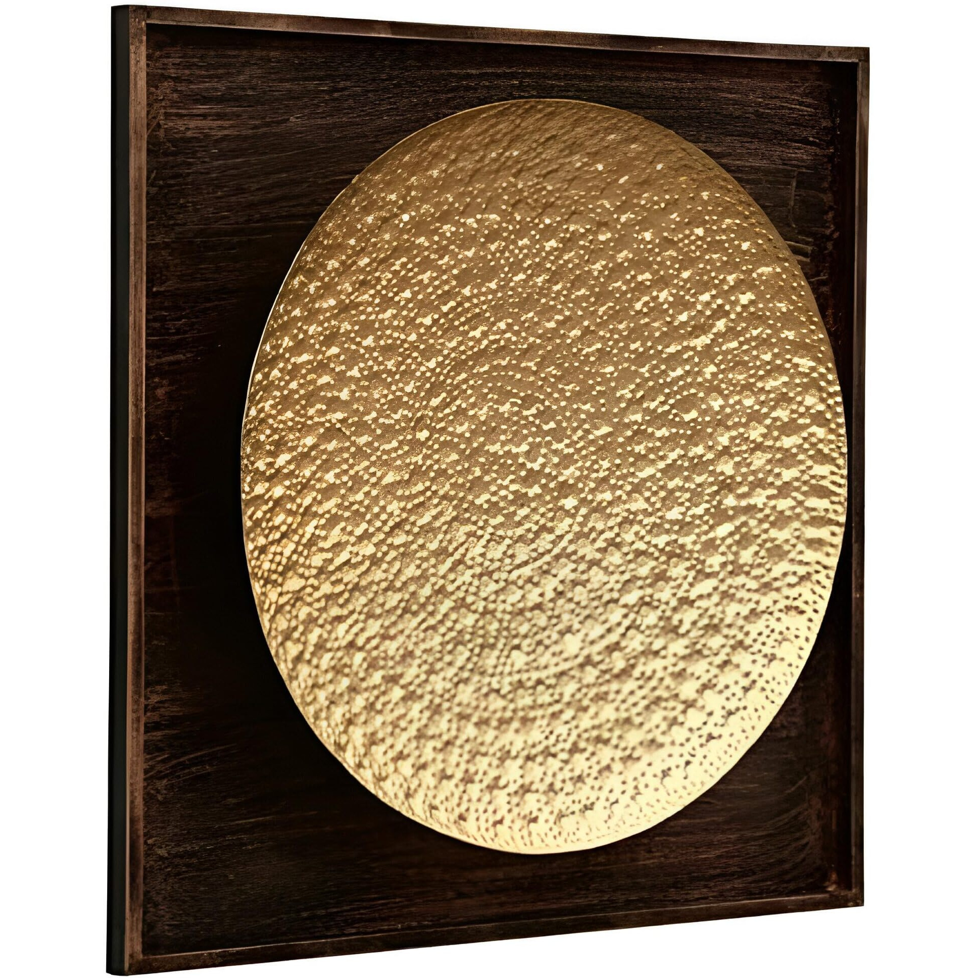 Krafti Deco-Metal Iron (Hammred Round Wall) Metal Abstract/Wall Sculptures/Wall Hanging/ Wall Art Multicolor For Home Decoration/Living Room/Office/Cafe/Bedroom Size (19*3 *18 Inch - Multicolor) Cw077