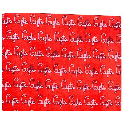 Kidsy Winsy Gift Wrapping Paper (Red) | Tissue Paper Gift Wrap | Bouquet Wrapping Paper | Art And Craft | Recyclable Wrapping Paper | Lightweight And Soft | 80 Sheets, 18 Gsm (20 X 20 Inches)