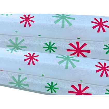 Kidsy Winsy Gift Wrapping Paper (Snowflakes) | Tissue Paper Gift Wrap | Bouquet Wrapping Paper | Art And Craft | Recyclable Wrapping Paper | Lightweight And Soft | 80 Sheets, 18 Gsm (20 X 20 Inches)