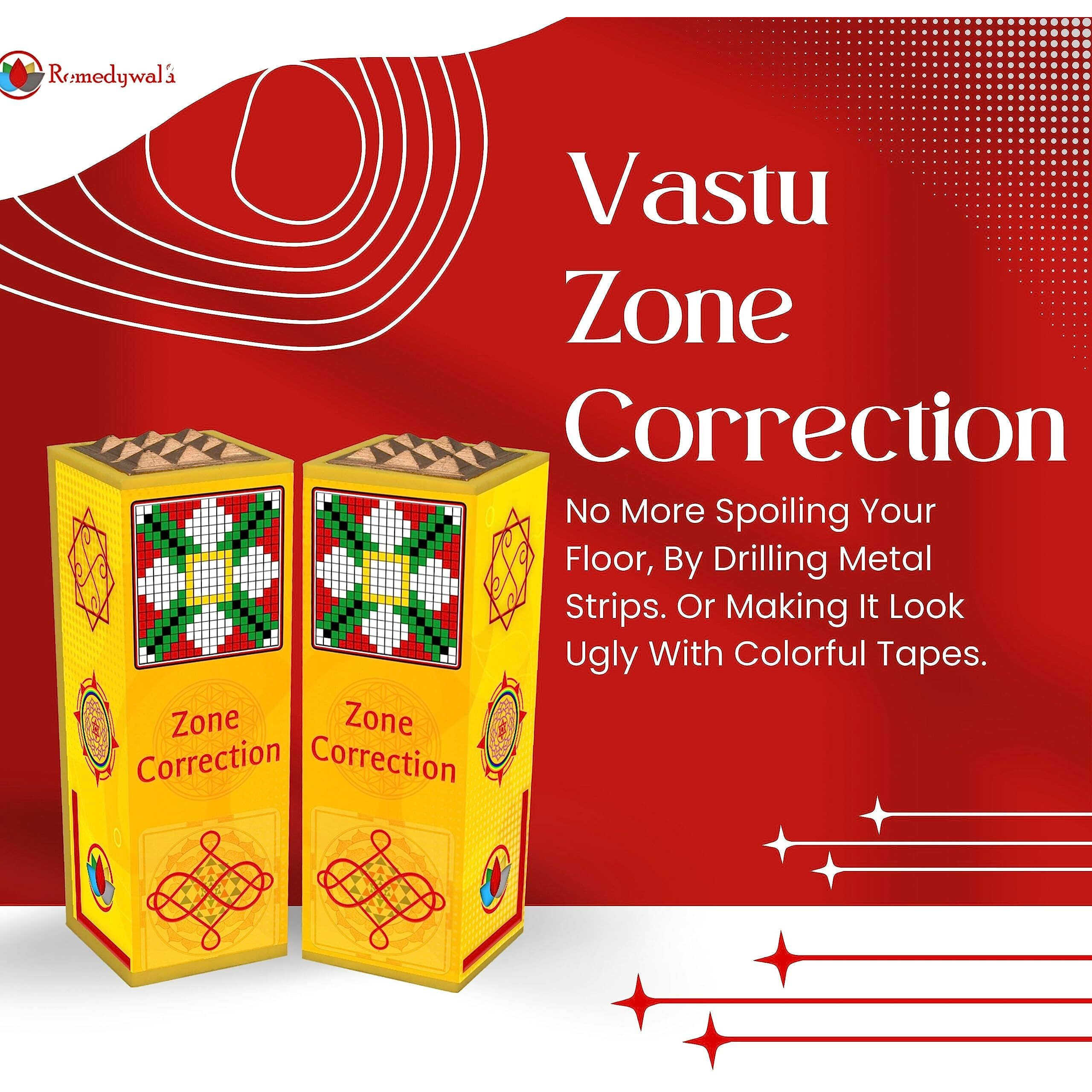 Remedywala Energized Vastu Zone Correction  (Zone Cutter For Space Surgery), Zone Correction For L Shape Plot Remedy