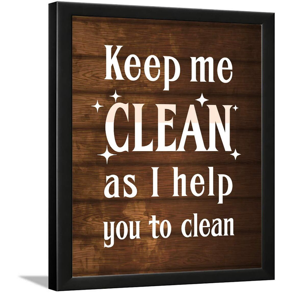 Chaka Chaundh Engineered Wood Bathroom Posters With Frame - Washroom Quotes Frames - Etiquette Rules Poster (14 X 11 Inches)