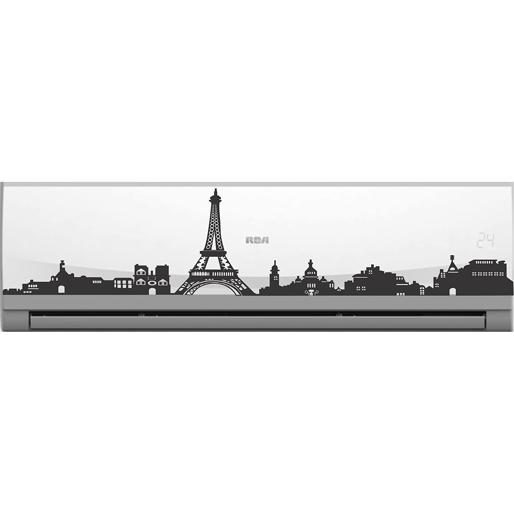 Dreamkraft Pvc Vinyl Beautiful Flower Multicolor Ac Wall Sticker Whimsical Charm For Your Space (91X30Cm)
