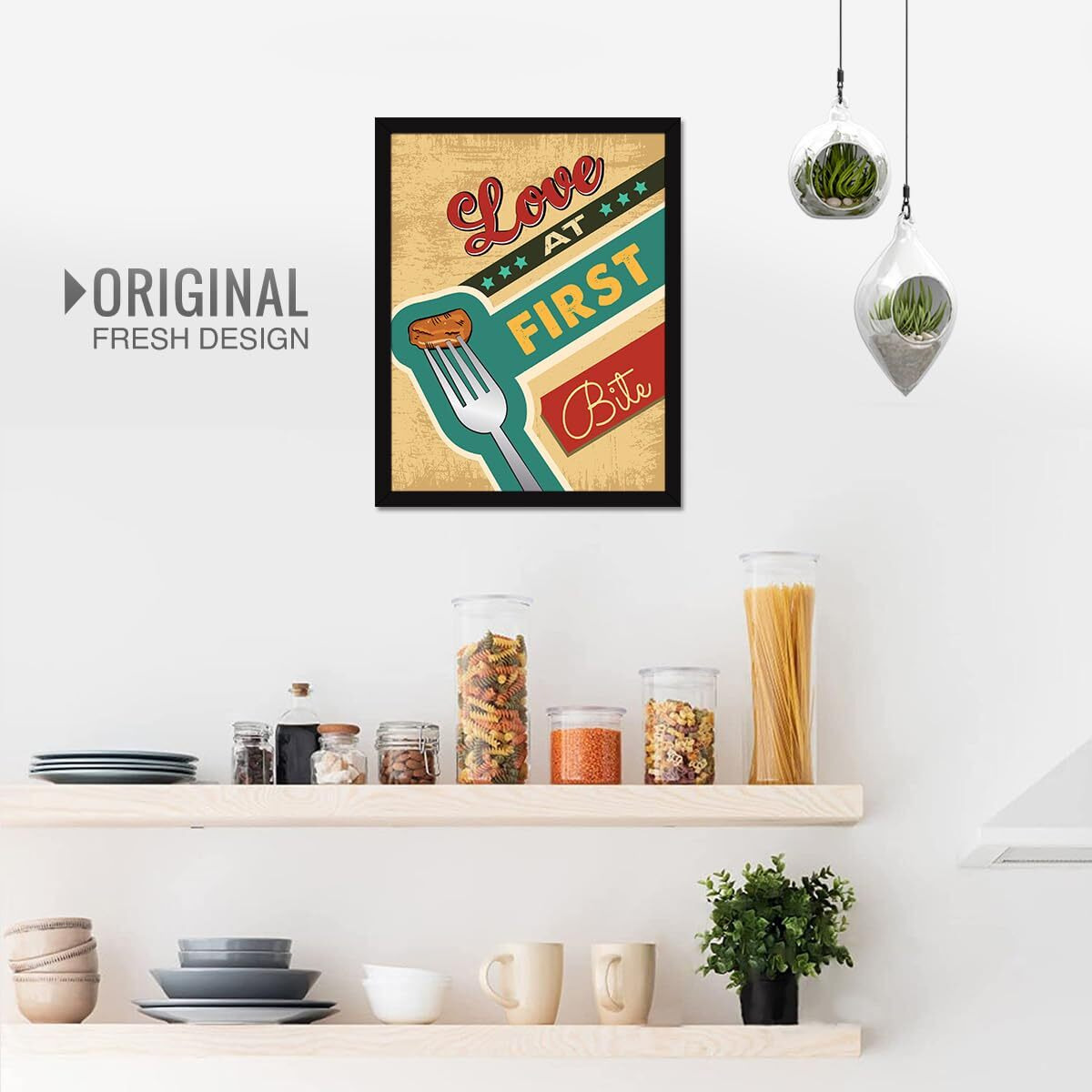 Chaka Chaundh - Suitable Restaurant Posters For Wall - Kitchen & Food Quotes Wall Frames - Dining Quotes Wall Hanging - (14 X 11 Inches)