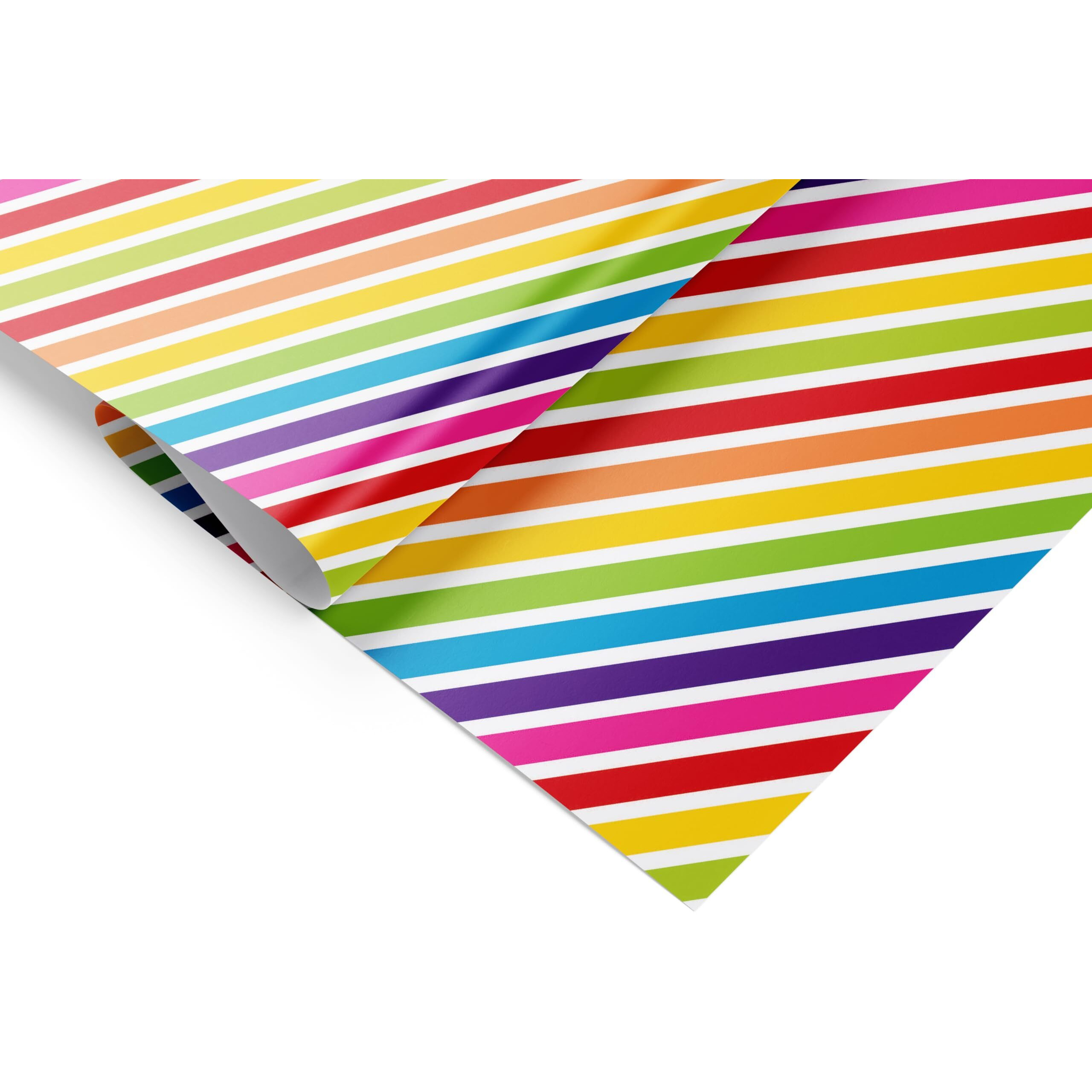 Accuprints Birthday Wrapping Paper Sheet - 6 Sheets For Party, Baby Shower - 20 Inch X 30 Inch Per Sheet-Multicolor