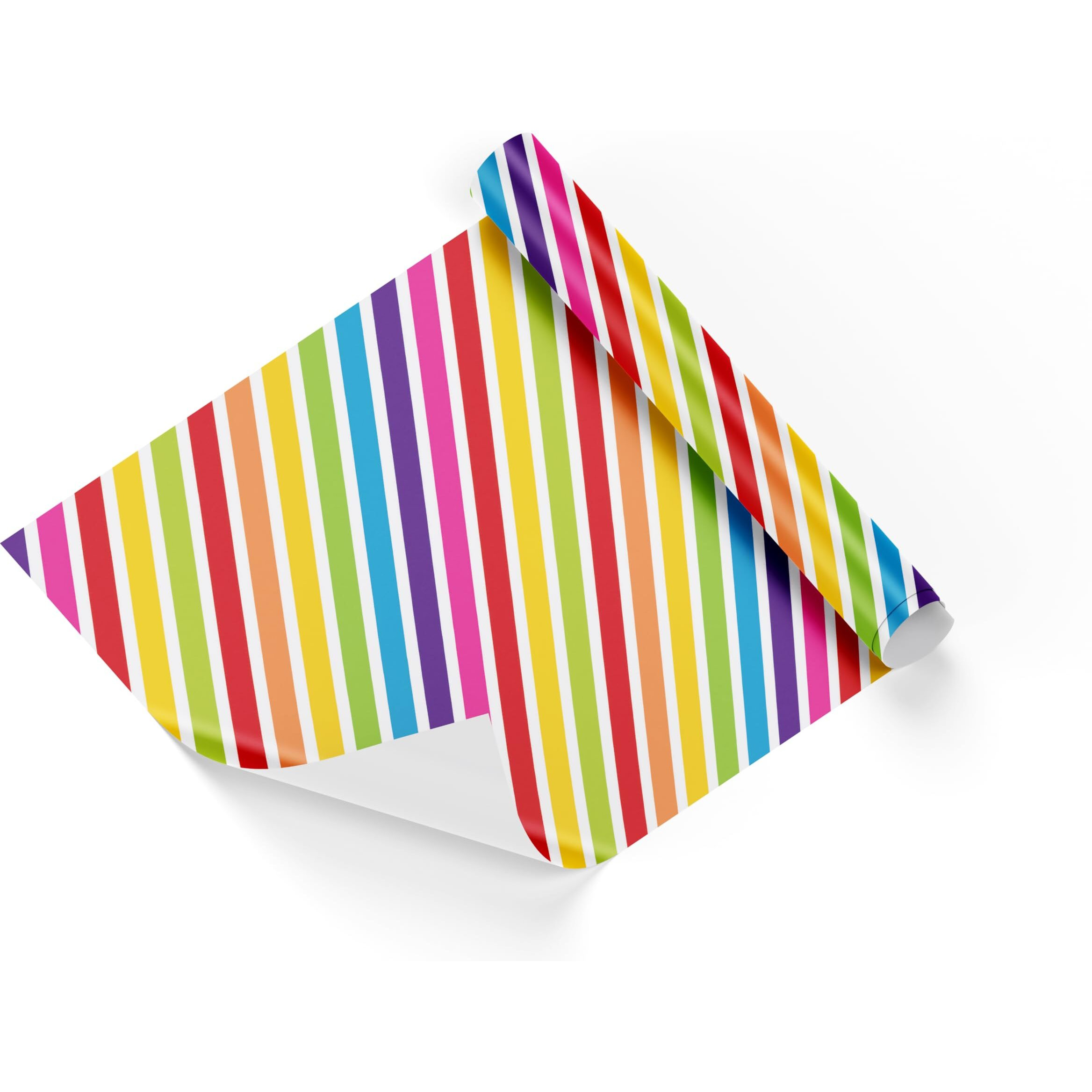 Accuprints Birthday Wrapping Paper Sheet - 6 Sheets For Party, Baby Shower - 20 Inch X 30 Inch Per Sheet-Multicolor