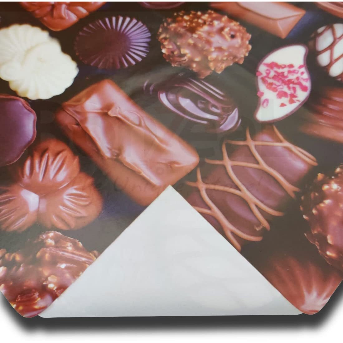 Bonzeal Brown Chocolate Printed Birthday Gift Wrapping Paper Pack Of 10 Sheet Roll